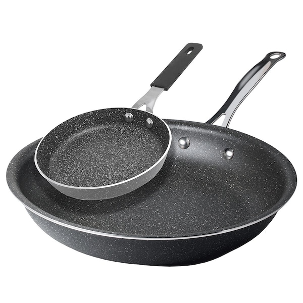 Granite Stone Premium Nonstick Frying Pan Set DishwasherSafe NonToxic
